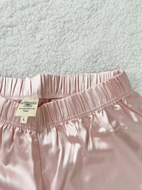 Champagne Pink Short Sleeve Pajama SET