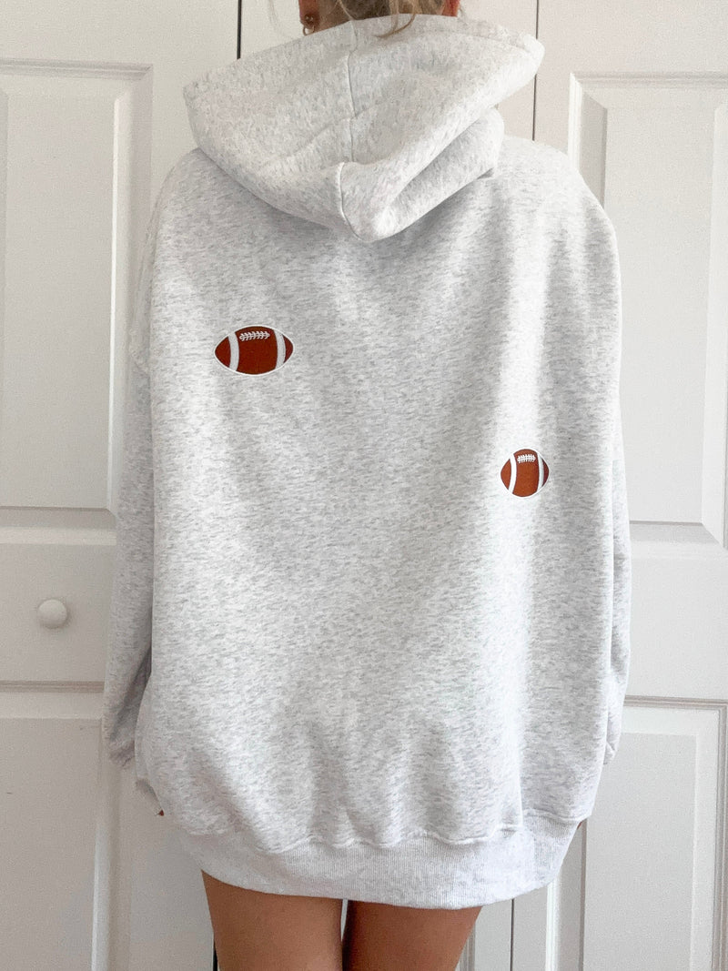 Football Embroider Hoodie
