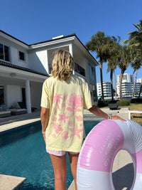 Banana Pink Tropical Comfort Colors Tee