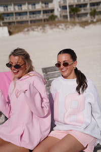 Polka Dot 18 Senior Embroider Mockneck Sweatshirt