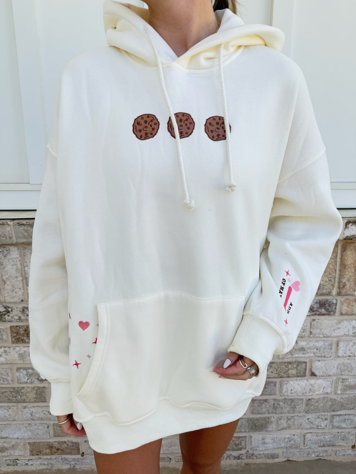 Ivory Chocolate Chip Cookie Recipe Embroider Hoodie