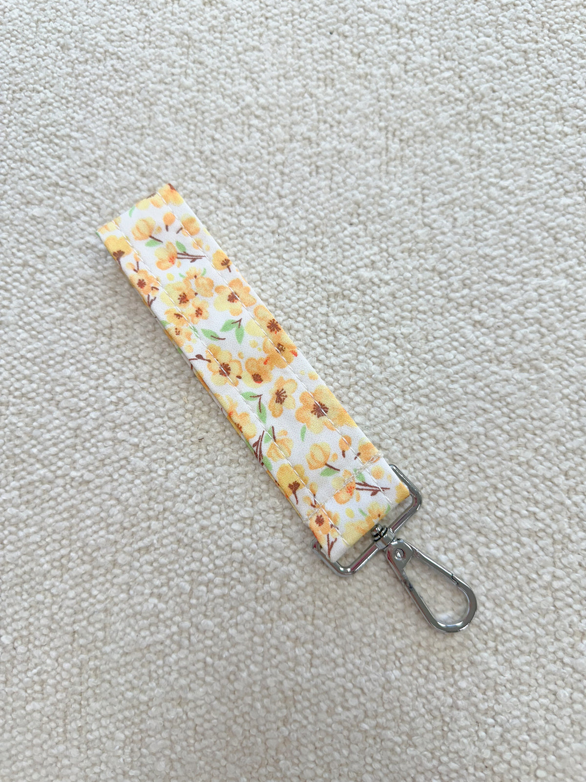 Yellow Flowers Handmade Keychain