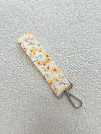 Yellow Flowers Handmade Keychain