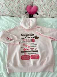 Light Pink Chocolate Chip Cookie Recipe Embroider Hoodie