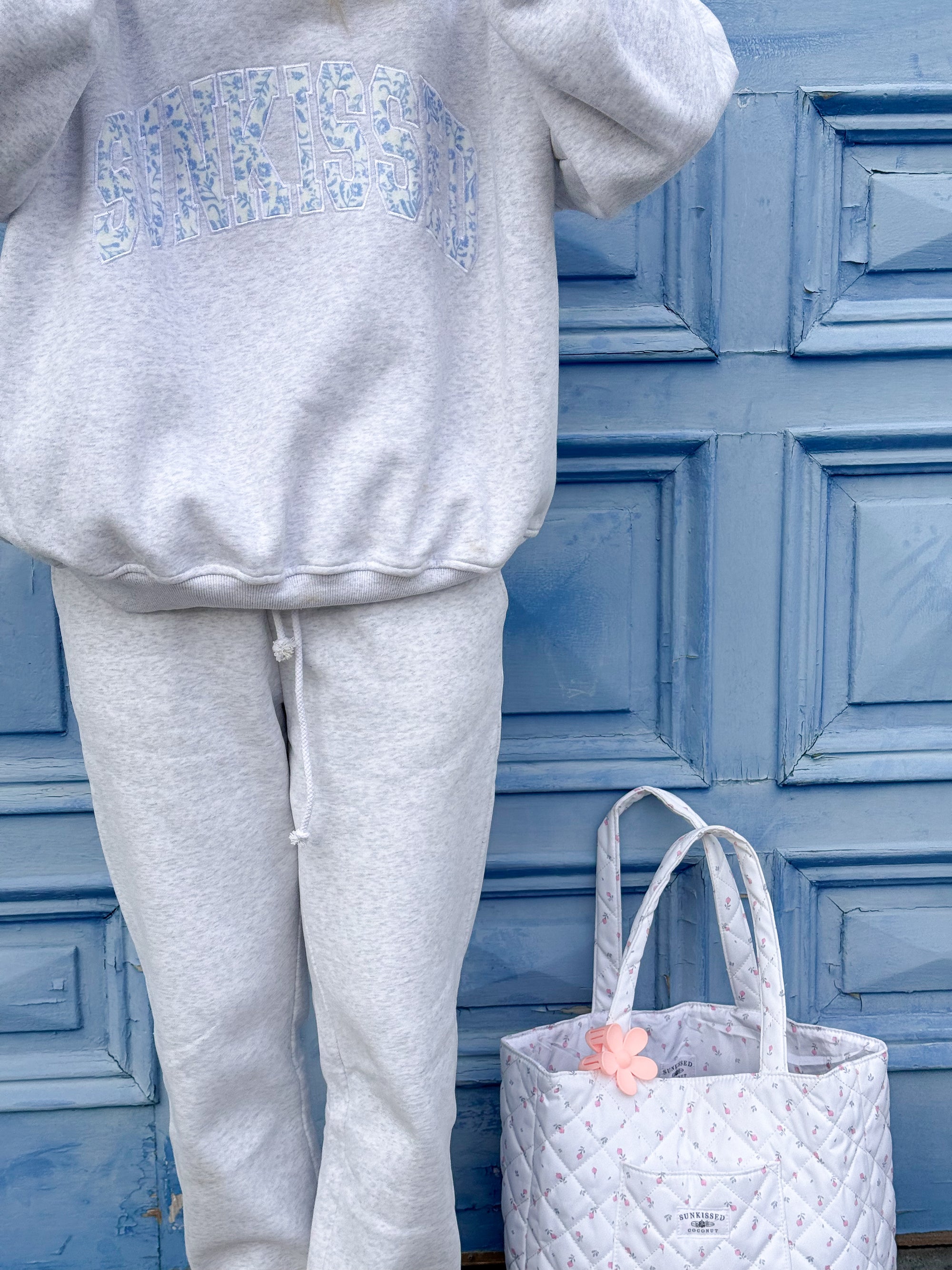 Floral Sunkissed Embroider Sweatshirt