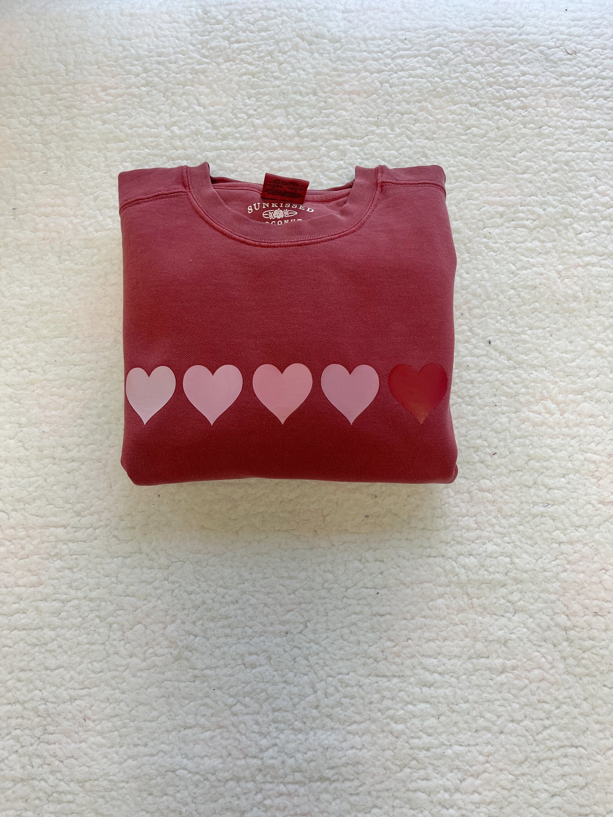 Hearts Comfort Colors Sweatshirt