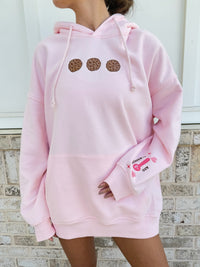 Light Pink Chocolate Chip Cookie Recipe Embroider Hoodie