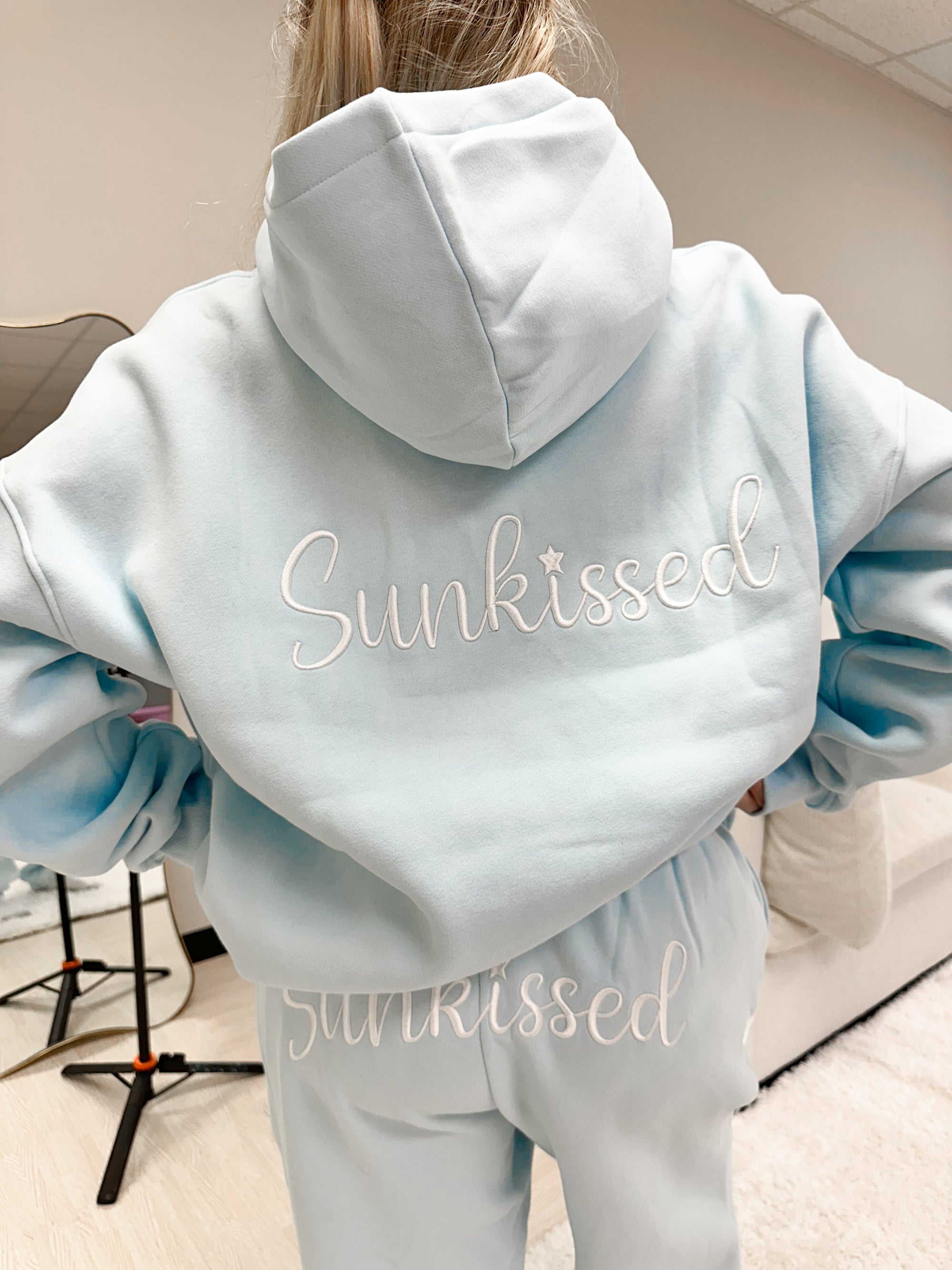 Sunkissed Cursive Embroider Hoodie