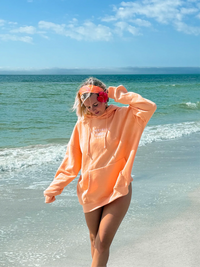 Sunkissedcoconut Embroider Oversized Hoodie