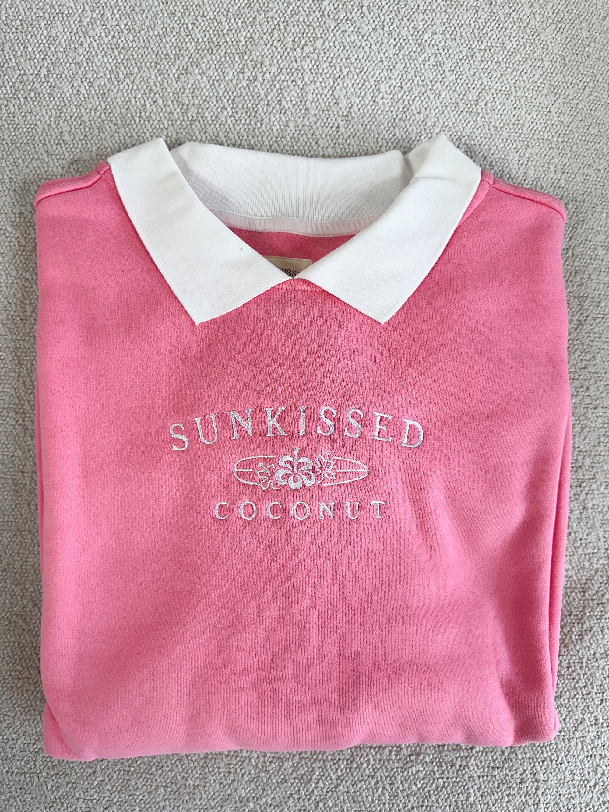 LAST ONE Sunkissed Embroider Sweatshirt (size L)