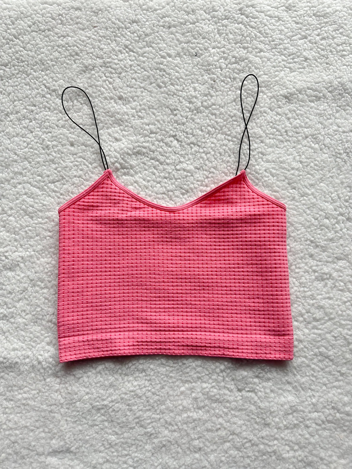 Tropical Waffle Seamless Camis - Sunkissedcoconut