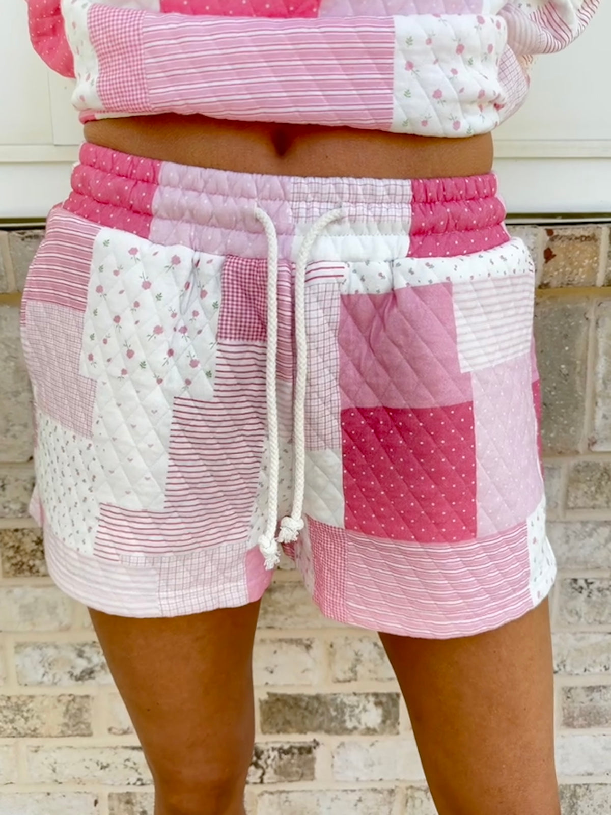 Margo Patchwork Quilted Shorts