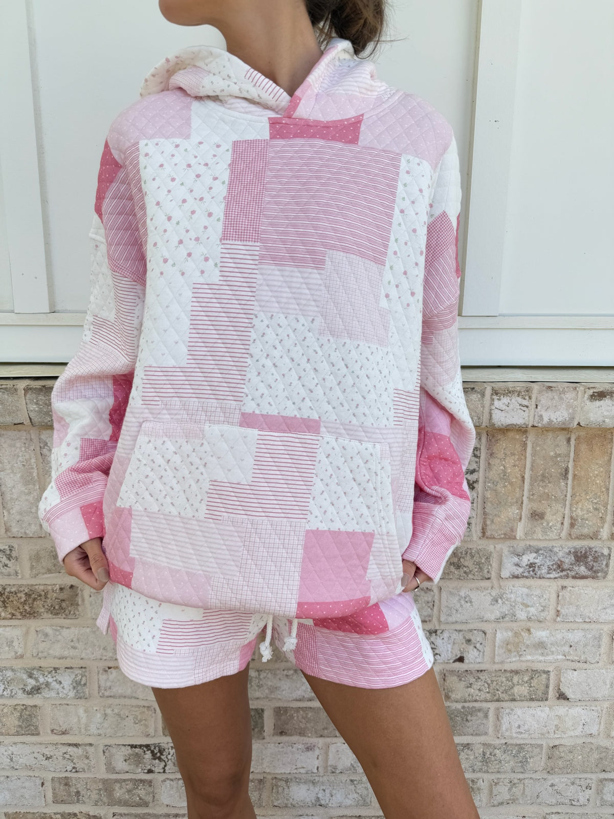 Margo Quilted Patchwork Hoodie