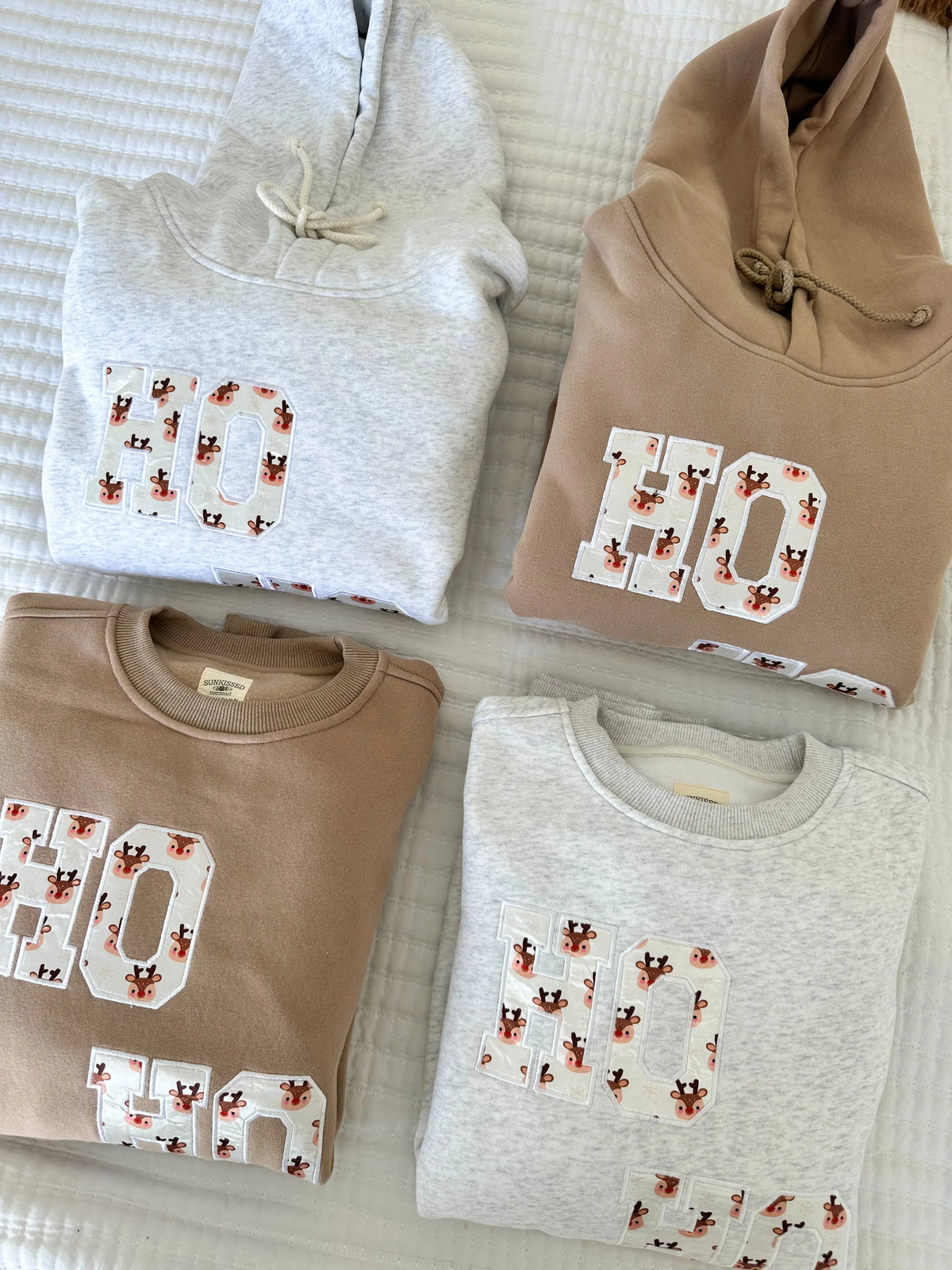 Pearl Grey Reindeer Sweatshirt