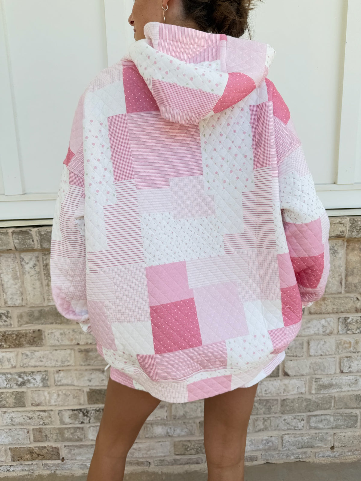 Margo Quilted Patchwork Hoodie