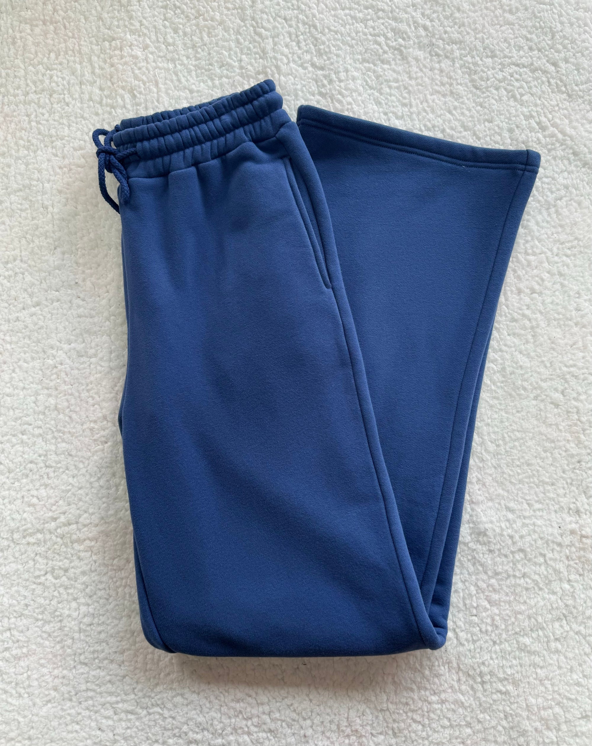 Sailor Blue Basic Blank Flare Sweatpants