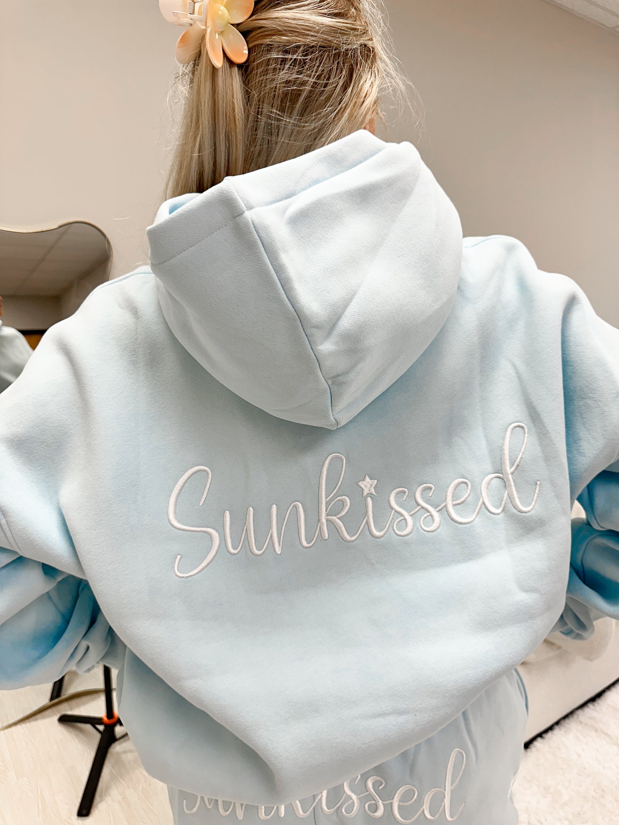 Sunkissed Cursive Embroider Hoodie