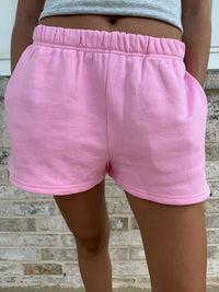 Sunkissedcoconut Embroidered Sweat Shorts 100% Cotton