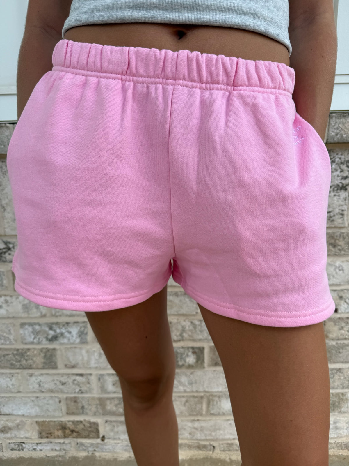 Sunkissedcoconut Embroidered Sweat Shorts 100% Cotton