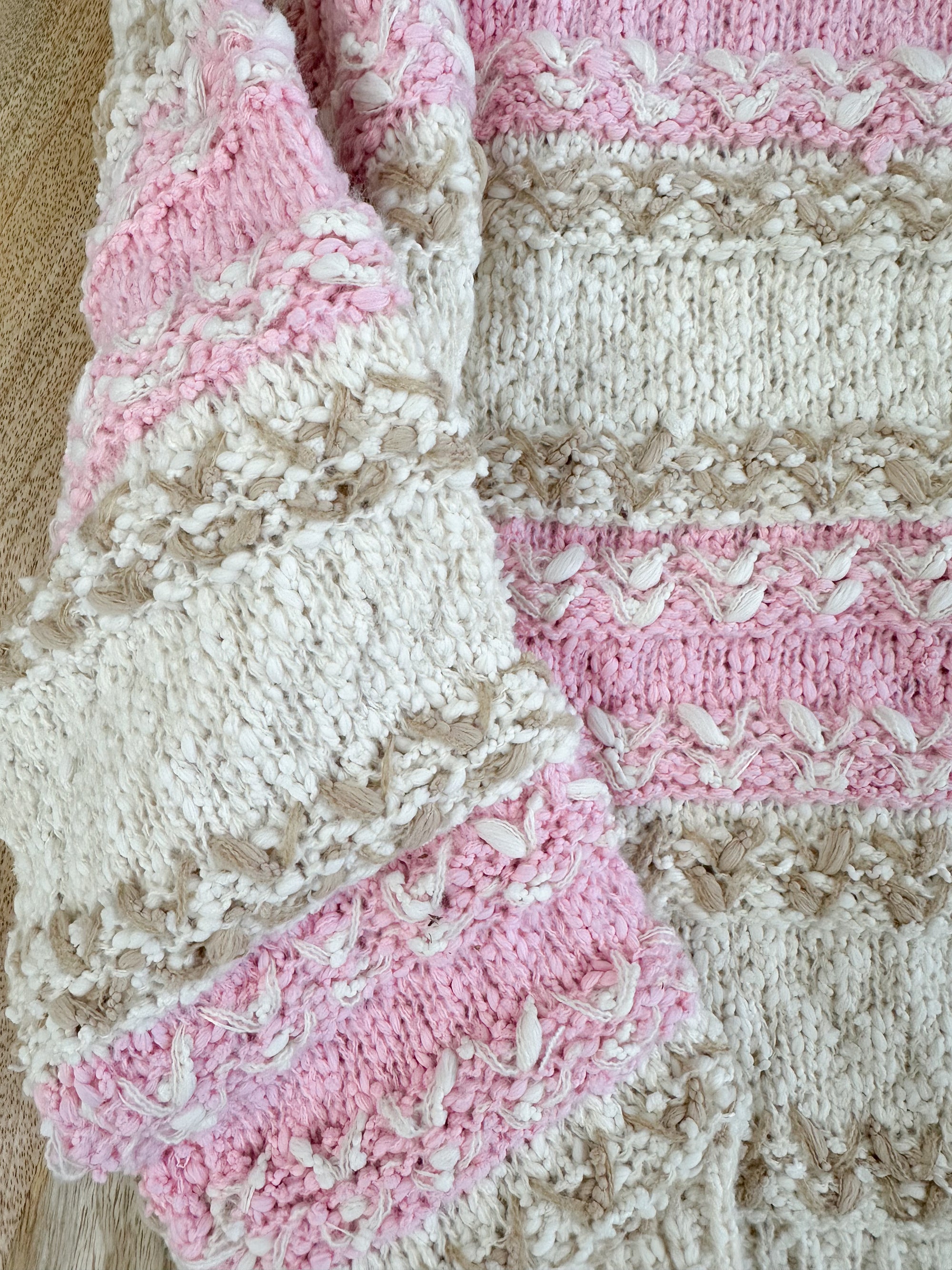 Pink Ski Lodge Sweater