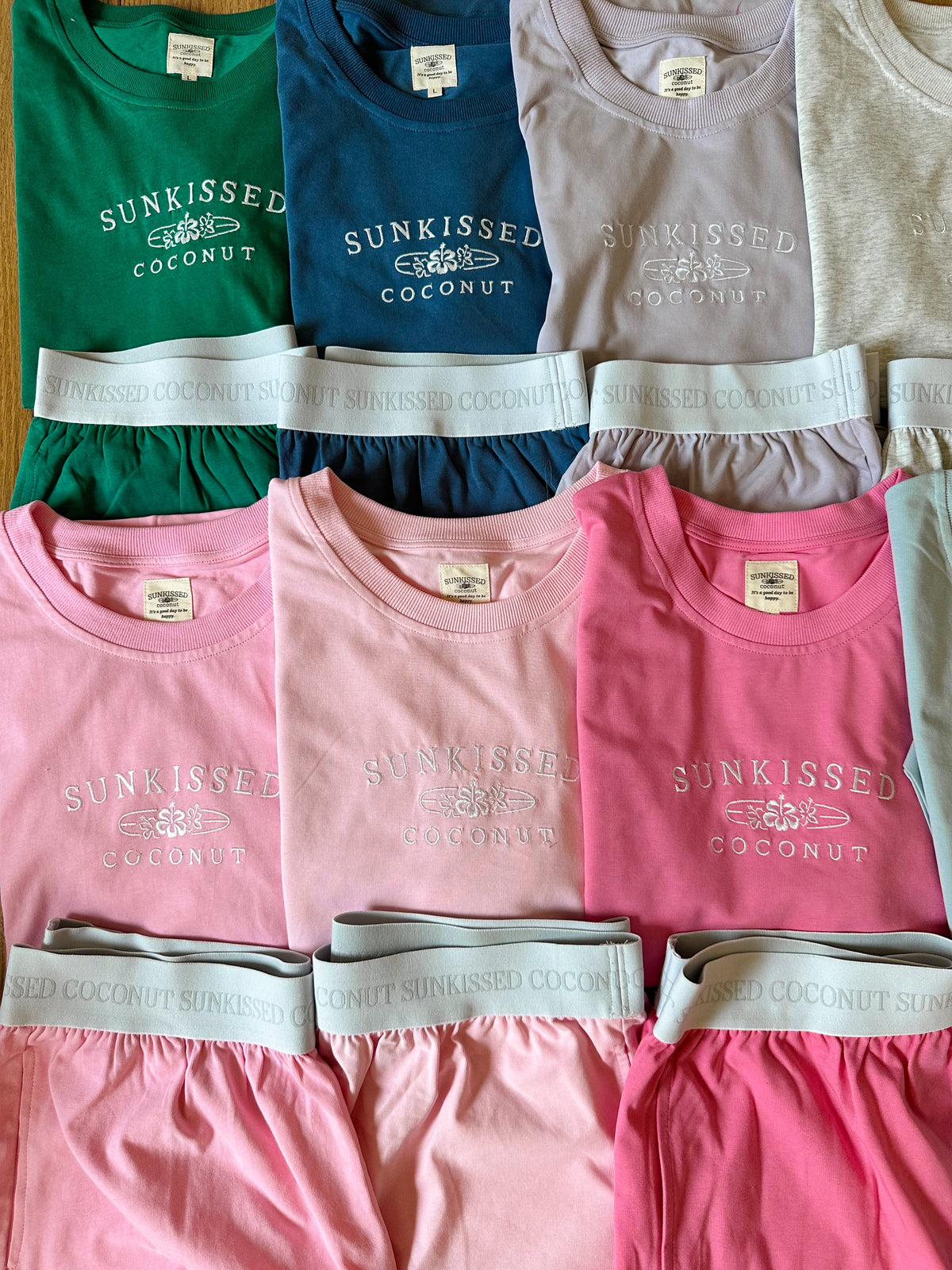 Italian Purple Basic Watercolor Shorts