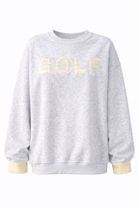 Pearl Grey Golf Sweatshirt