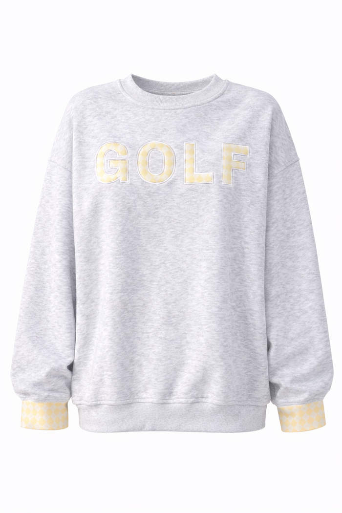 Pearl Grey Golf Sweatshirt