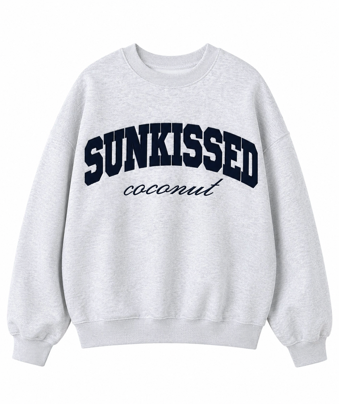 Cursive Sunkissed Coconut Sweatshirts