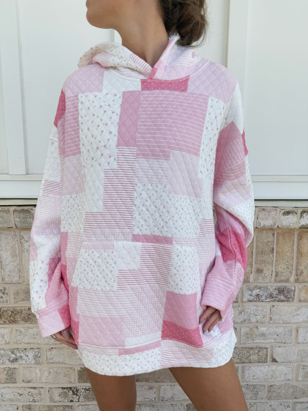 Margo Quilted Patchwork Hoodie