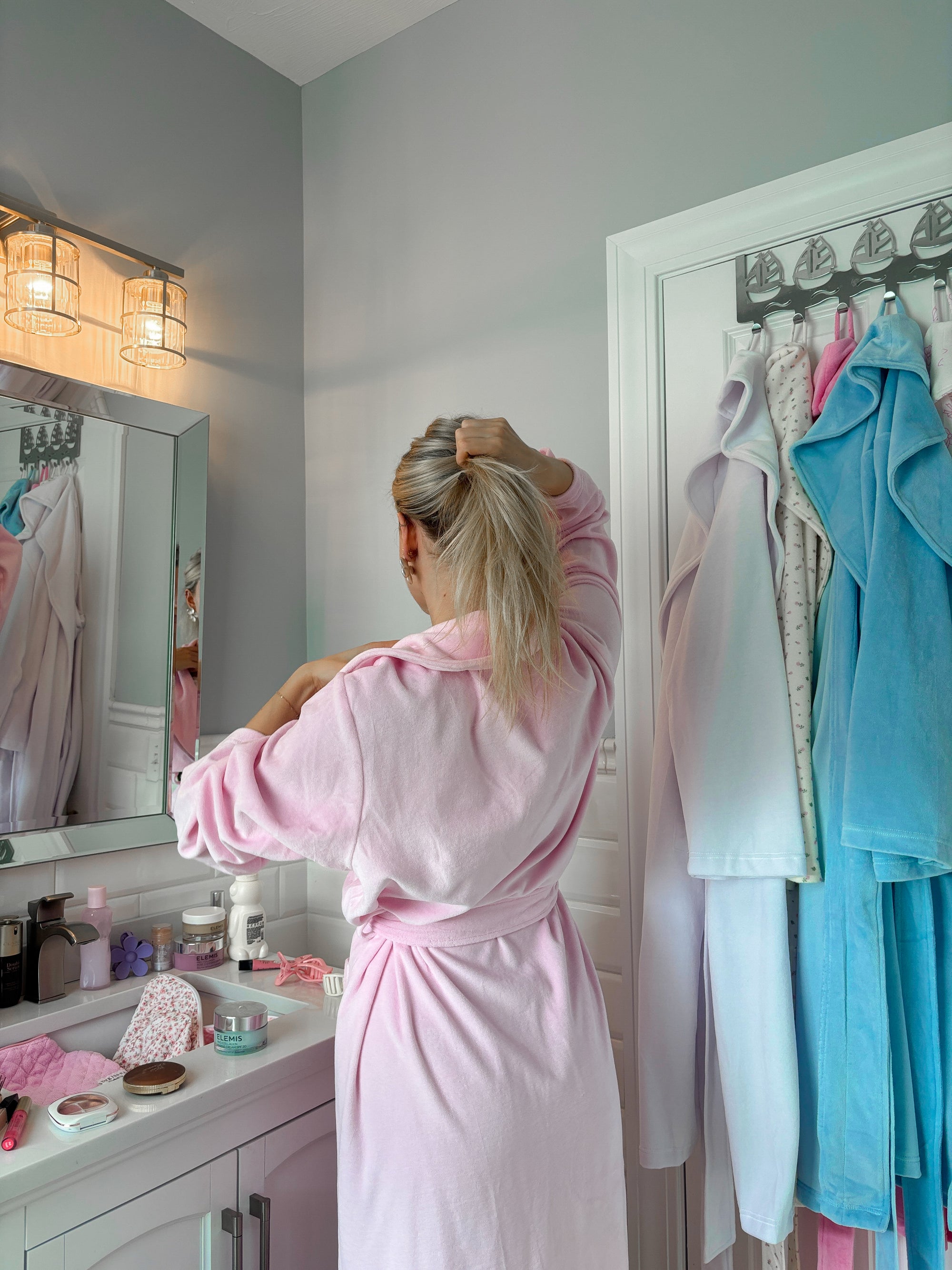 Light Pink Dream Hotel Robe