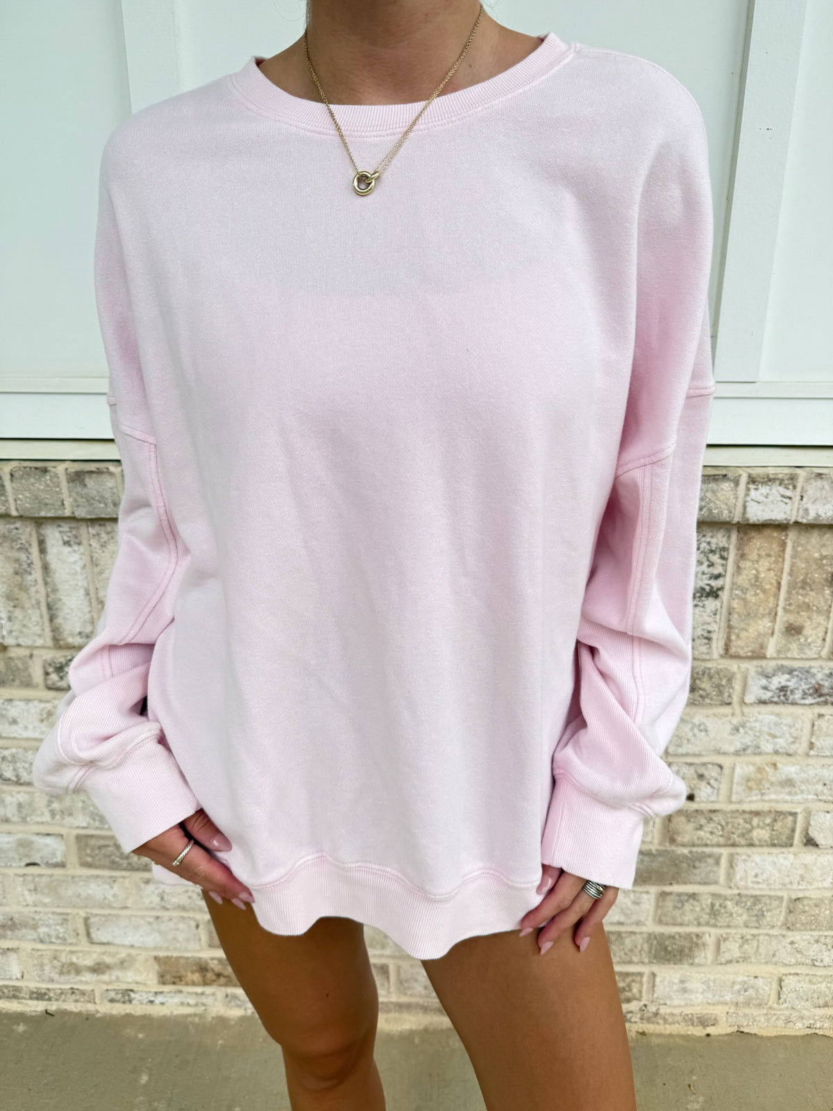 Light Pink Soft Lounge Crewneck