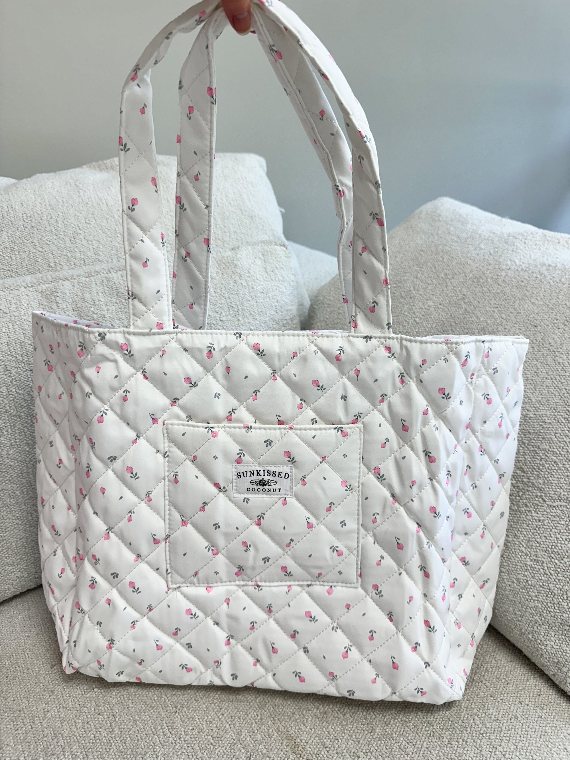 Roses Handmade Tote Bag