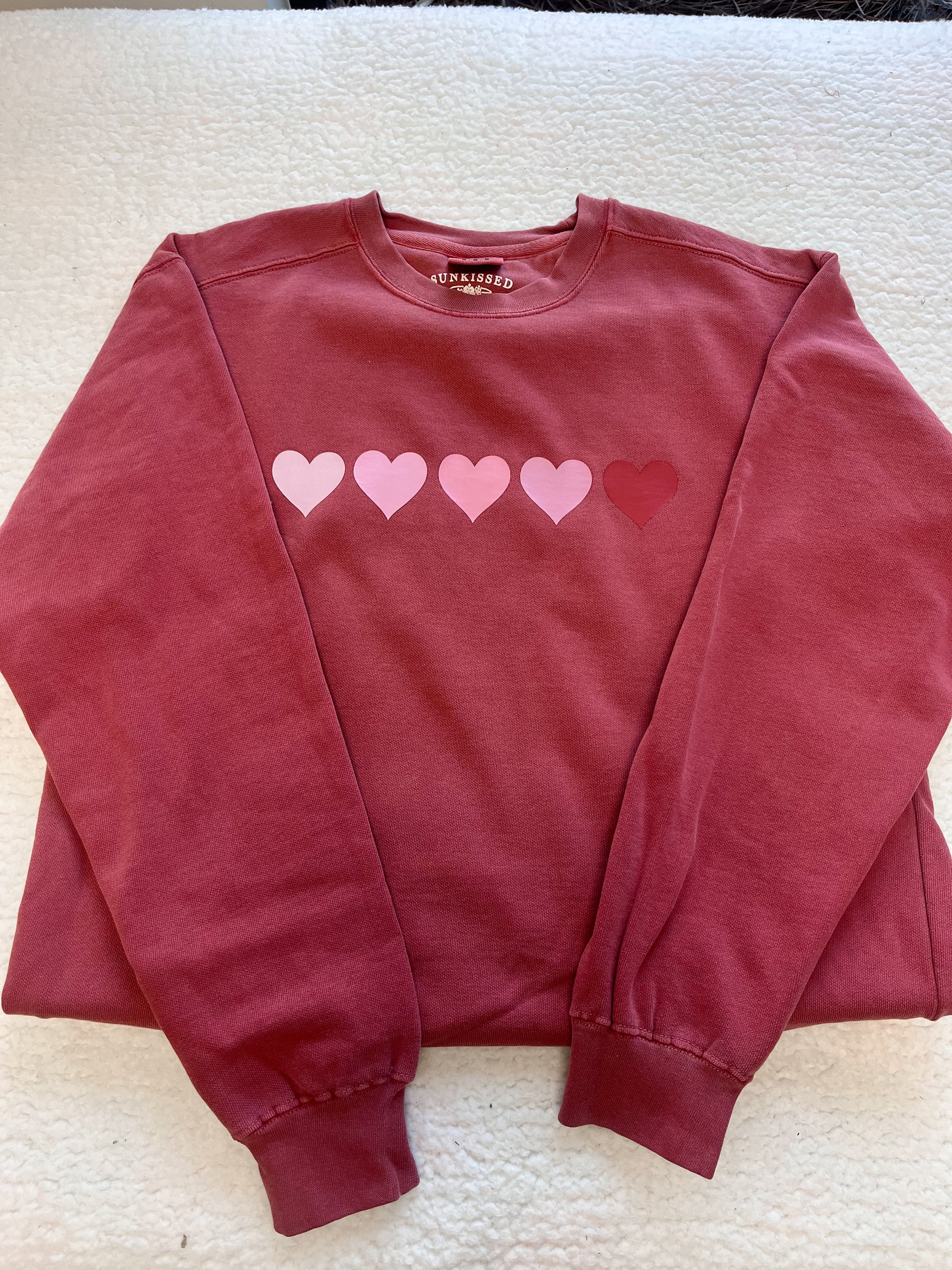 Hearts Comfort Colors Sweatshirt