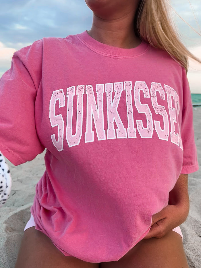Pink Sunkissed Comfort Colors Tee