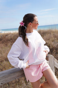 Polka Dot 18 Senior Embroider Mockneck Sweatshirt