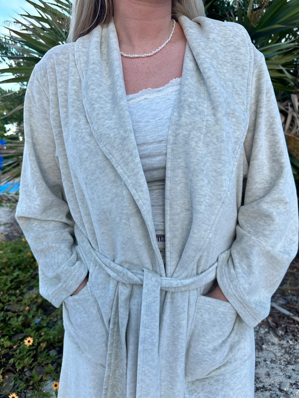 Earthy Grey Dream Hotel Robe – Sunkissedcoconut