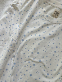 Snowflake Sunkissedcoconut Long Sleeve Pajama Top