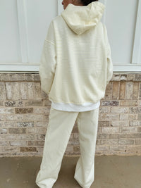Baby Yellow and White Big Striped Sweatpants