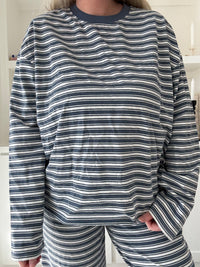 Billie Striped Loungewear Long Sleeve Top
