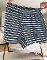 Billie Striped Loungewear Shorts