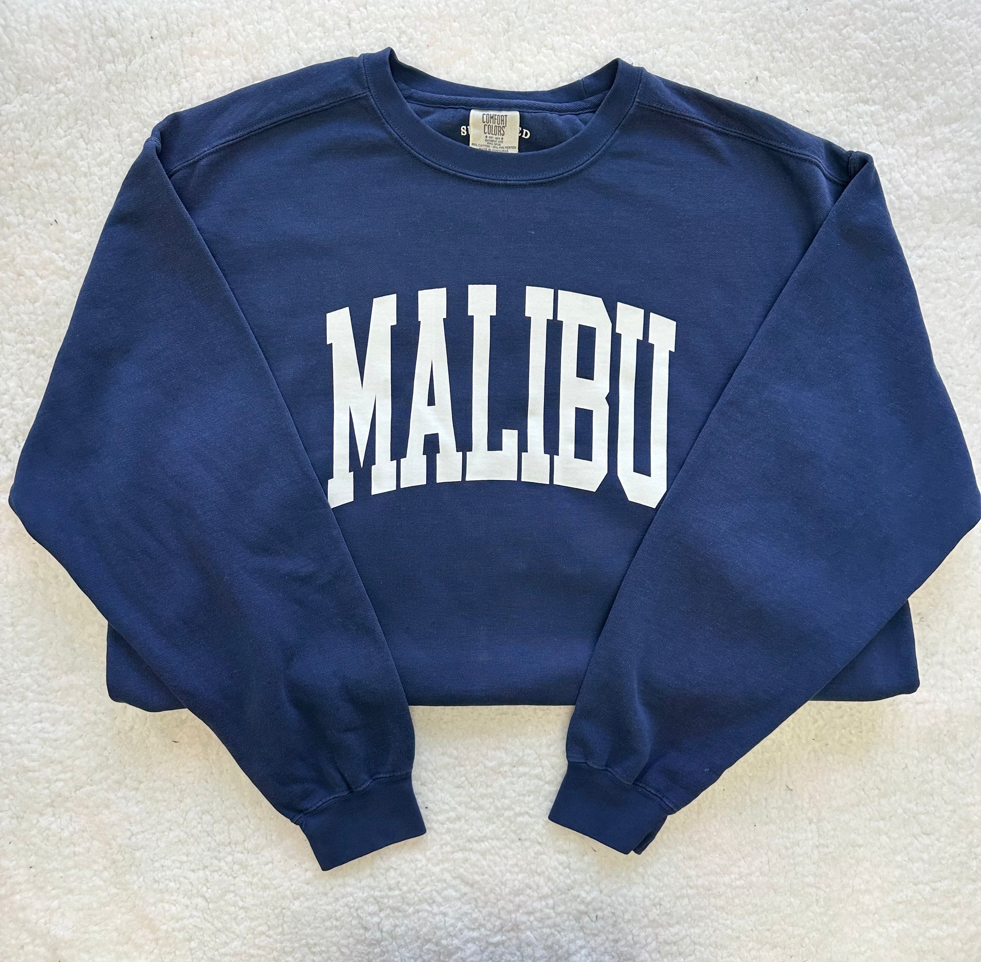 Navy Malibu Comfort Colors Sweatshirt