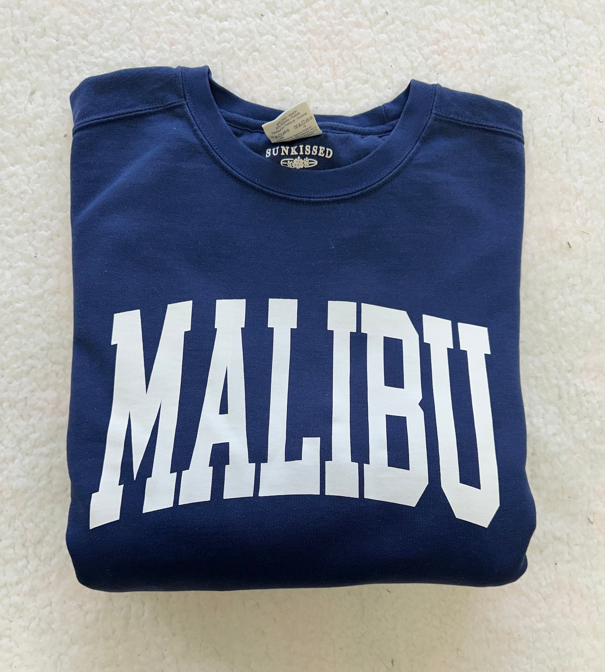 Navy Malibu Comfort Colors Sweatshirt