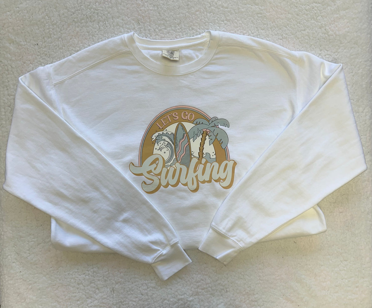 Lets Go Surfing Sweatshirt (Size 2XL)