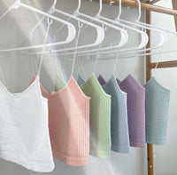Neutral Waffle Seamless Nikibiki Camis