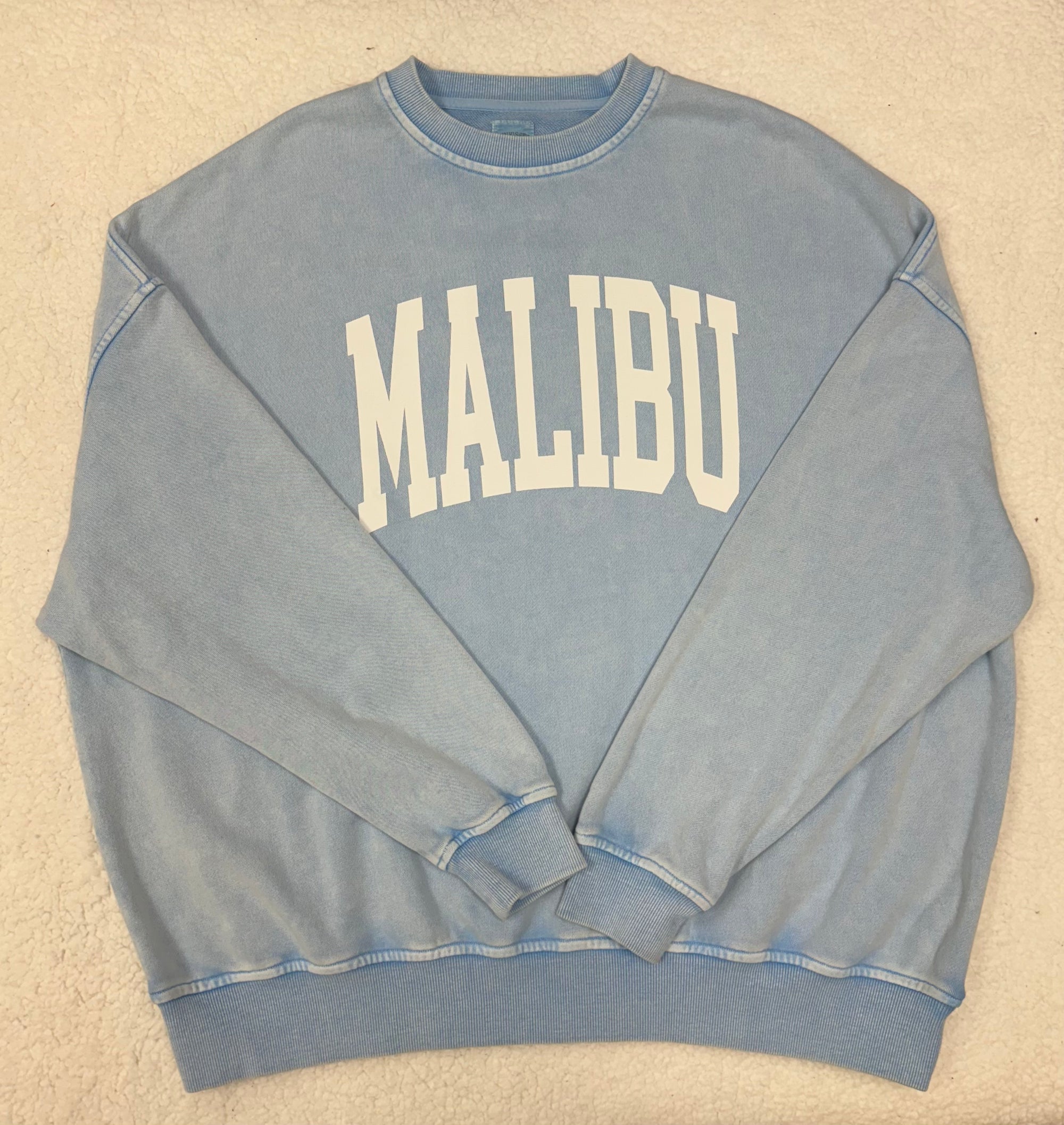 Malibu Washed Blue Sweatshirt