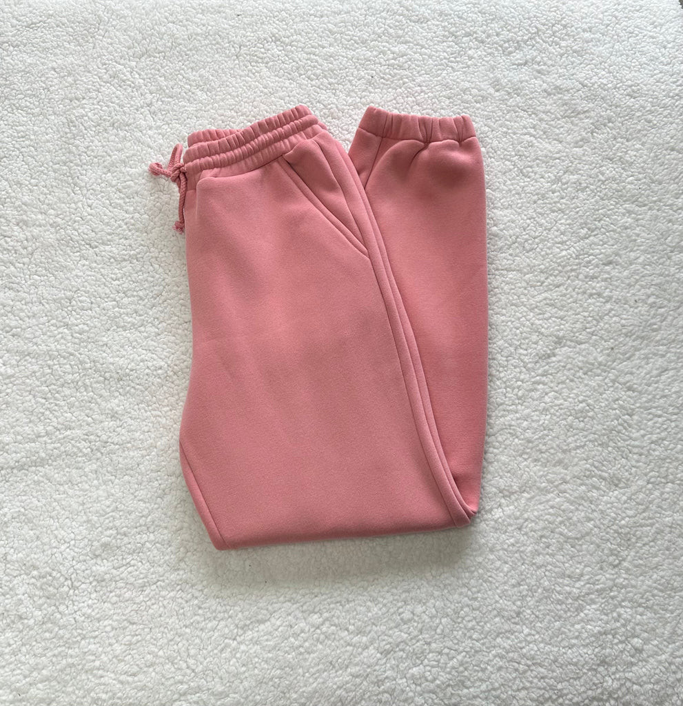 Ice Cream Pink Basic Blank Jogger Sweatpants