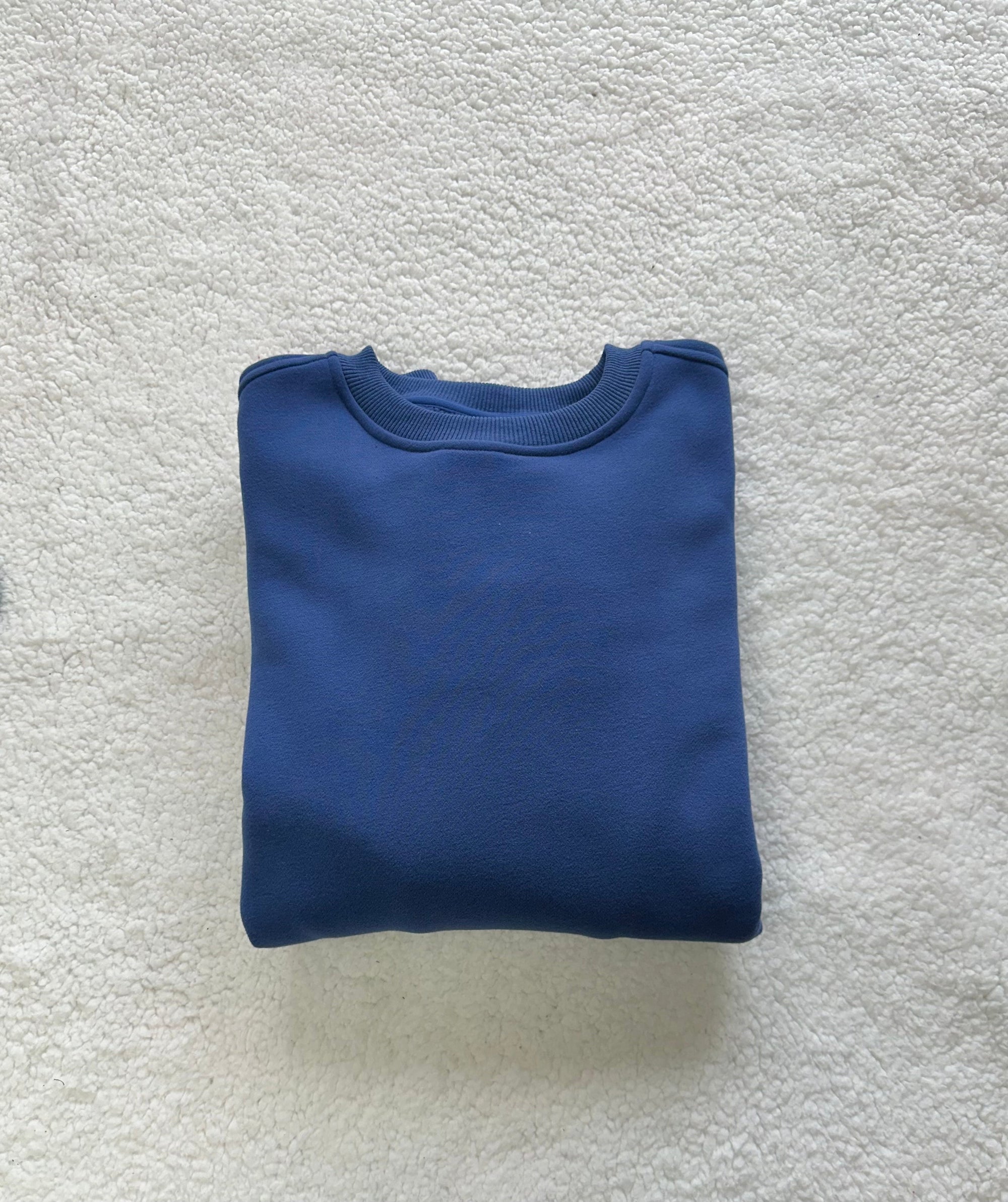 Sailor Blue Basic Blank Sweatshirt