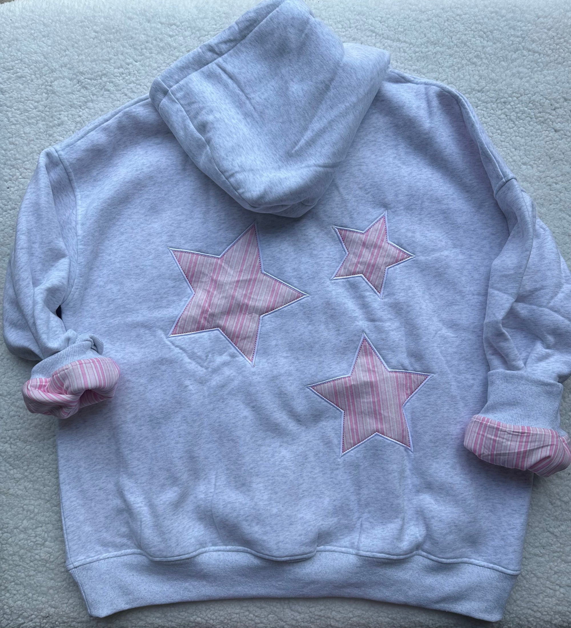 Star Lux Striped Hoodie