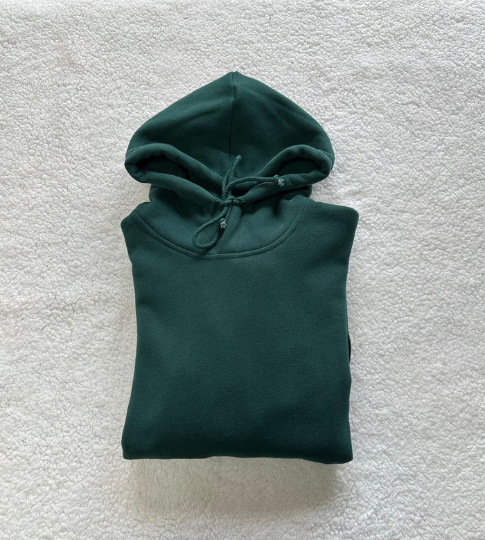 Winter Green Basic Blank Hoodie
