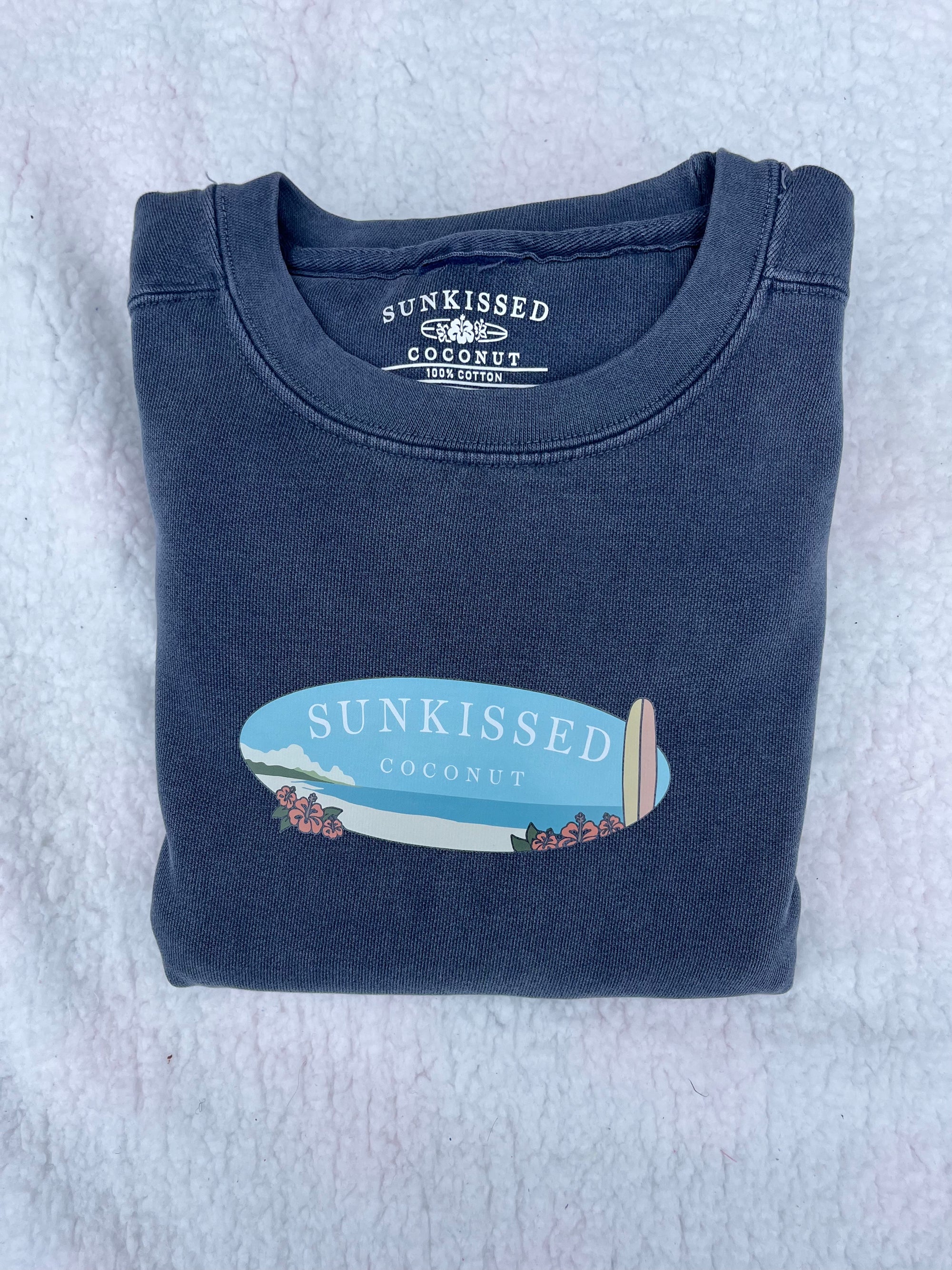 Logo Surfboard Comfort Colors Sweatshirt